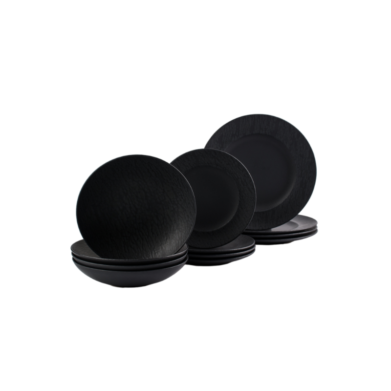 BLACK TAFEL SERVICE 12 PCS