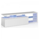 BLUE-TECH MEUBLE TV LED BLANC