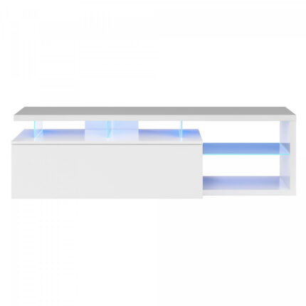 BLUE-TECH MEUBLE TV LED BLANC
