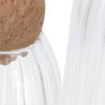 BOCAL ACRYLIC RAYER TRANSAPRENT PF COUVERCLE ROND BAMBOU