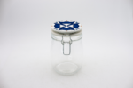 BOCAL HERMITIQUE EN VERRE TETE CERAMIQUE 1000ML
