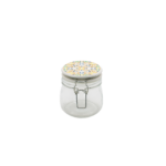 BOCAL HERMITIQUE EN VERRE TETE CERAMIQUE 540ML