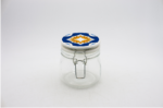 BOCAL HERMITIQUE EN VERRE TETE CERAMIQUE 540ML