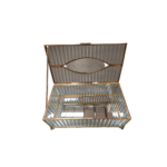 BOITE A BIJOUX RECTANGULAIRE AVEC MIROIR 23x13x10,5 CM