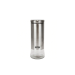 BOITE DE CUISINE VERRE INOX 11.5X11.5X25CM