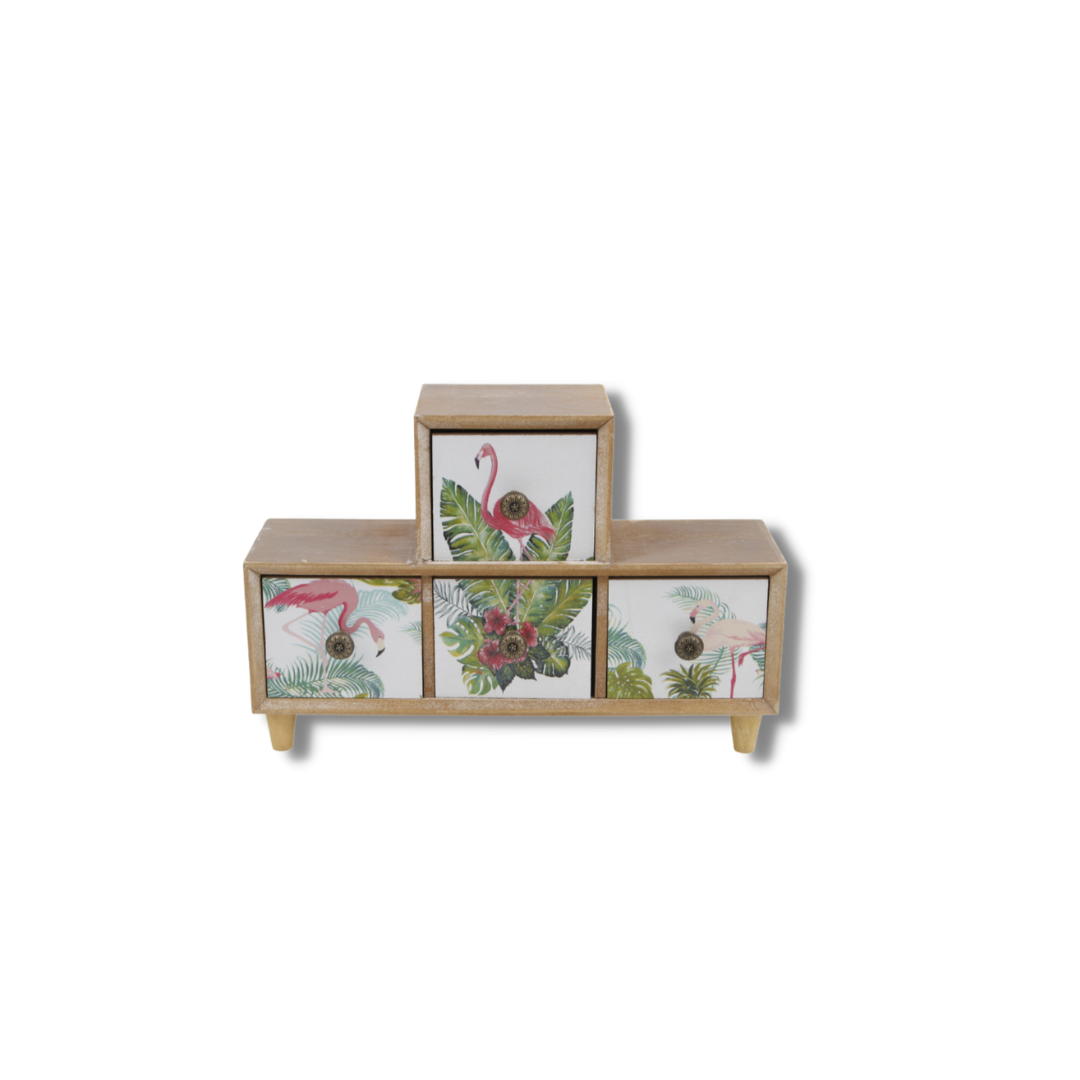 BOITE DE RANGEMENT FLAMANT ROSE 2 BOITE DE RANGEMENT FLAMANT ROSE 2