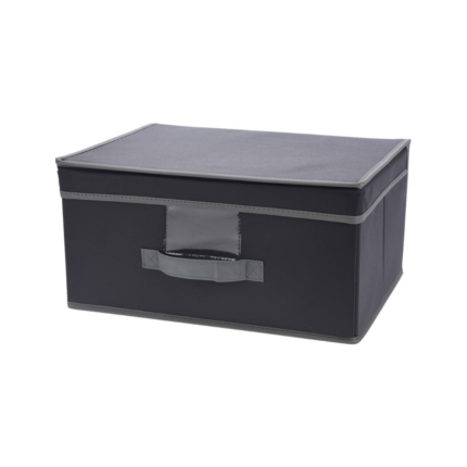 BOITE RANGEMENT COUVER RABATTAB GRIS