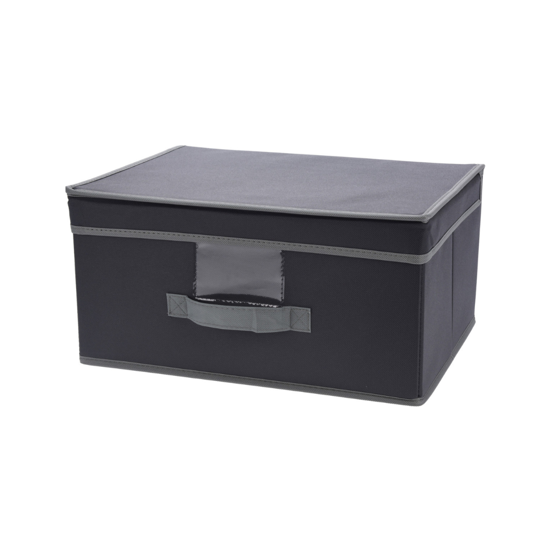 BOITE RANGEMENT COUVER RABATTAB GRIS BOITE RANGEMENT COUVER RABATTAB GRIS