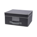 BOITE RANGEMENT COUVER RABATTAB POIG GRIS FONCE