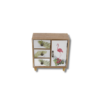 BOITE RANGEMENT3 TIROIRS+PORTE