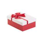 BOITIER CADEAU  PAPIER RIBBON  XL:23X16X9.5 CM