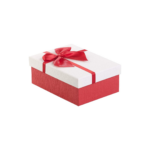 BOITIER CADEAU  PAPIER RIBBON  L:21X14X8 CM