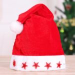 BONNET PÈRE NOEL STAR AVEC LED ET MUSIQUE