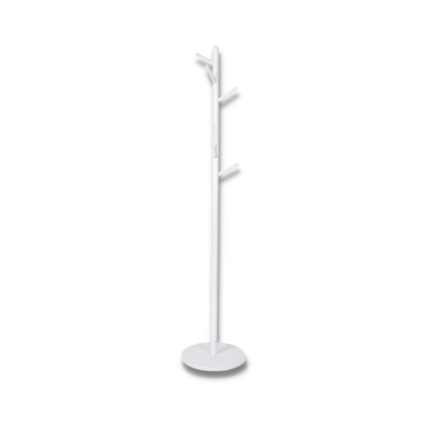 BOSTON PORTE MANTEAU EN BOIS MASSIF BLANC