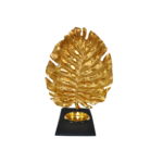 BOUGEOIRE DESIGN FEUILLE DORE