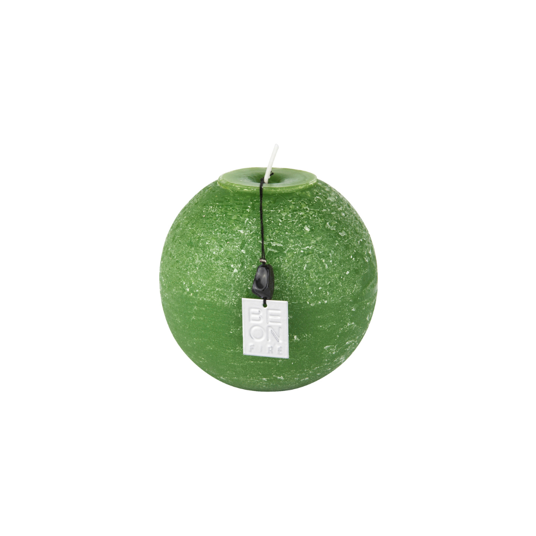 BOUGIE BOULE PARFUME VERT RUSTIK 10CM BOUGIE BOULE PARFUME VERT RUSTIK 10CM