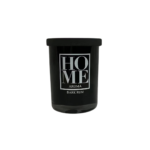 BOUGIE PARFUME HOME NOIR EN VERRE AVEC COUVER 600 G 8X10.5 cm