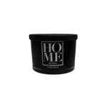 BOUGIE PARFUME HOME NOIR EN VERRE  AVEC COUVERCLE 730 G 11x8 CM