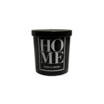 BOUGIE PARFUME NOIR HOME  EN VERRE AVEC COUVER 310 G 7.5X7.5 CM
