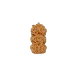 BOUGIE  PARFUMÉE EN FORME PELIER DE ROSE 240 G 7.5X10CM