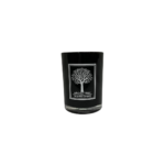 BOUGIE PARFUMEE NOIR  AROMA TREE EN VERRE NOIR 550 G
