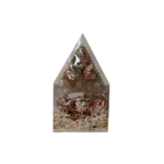 BOULE DE NOEL ARGENTE ROSE GOLD 20 PSC