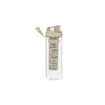 BOUTEILLE D' EAU AVEC INFUSEUR EN PLASTIQUE