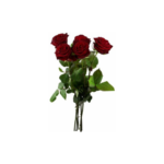 BRANCHE 3 ROSE ARTIFICIELLE