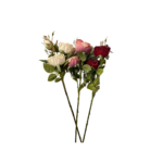 BRANCHE 3 ROSES ARTIFICIELLE