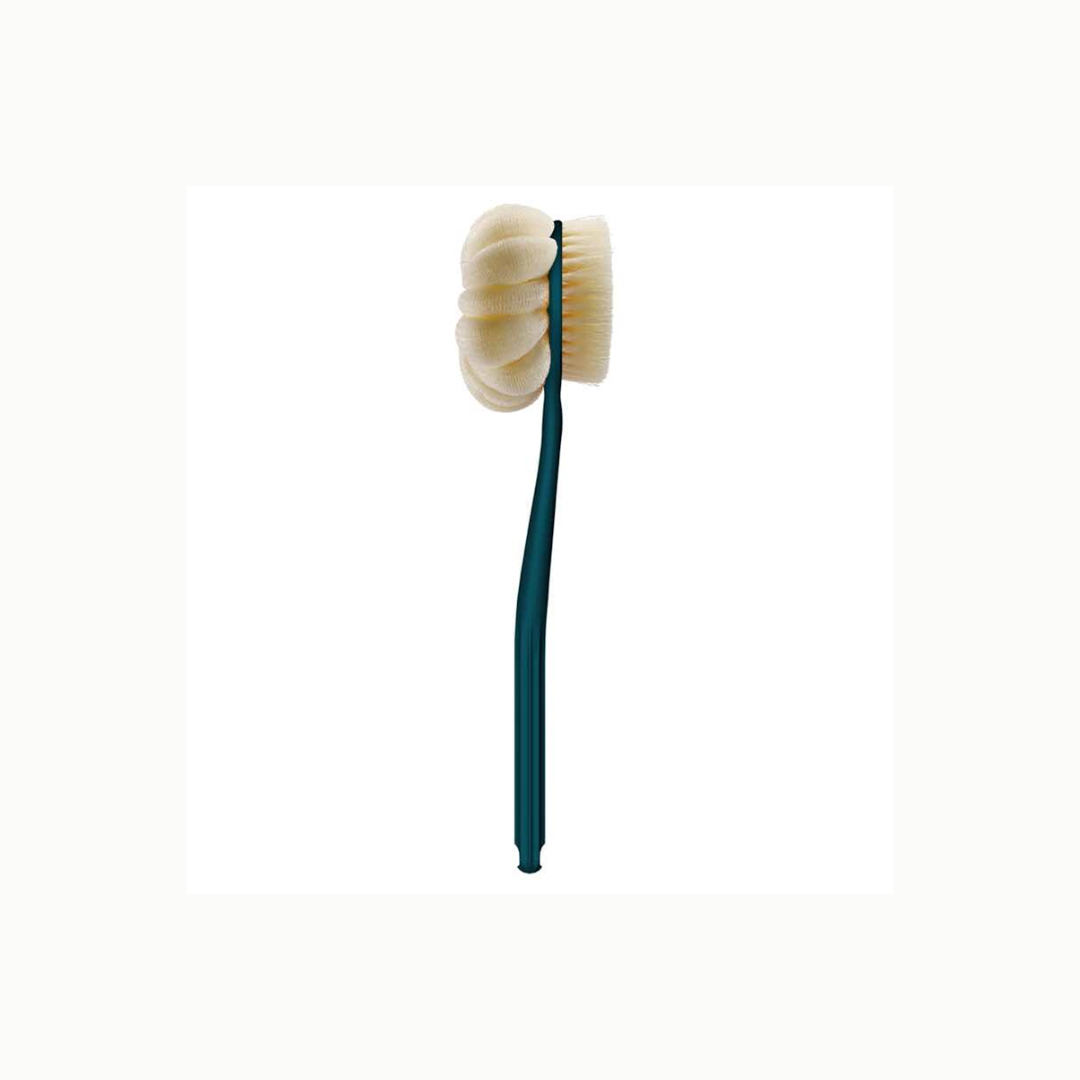 BROSSE DE BAIN FILET DOUBLE FACE AQUA BLEU MANCH LONG BROSSE DE BAIN FILET DOUBLE FACE AQUA BLEU MANCH LONG