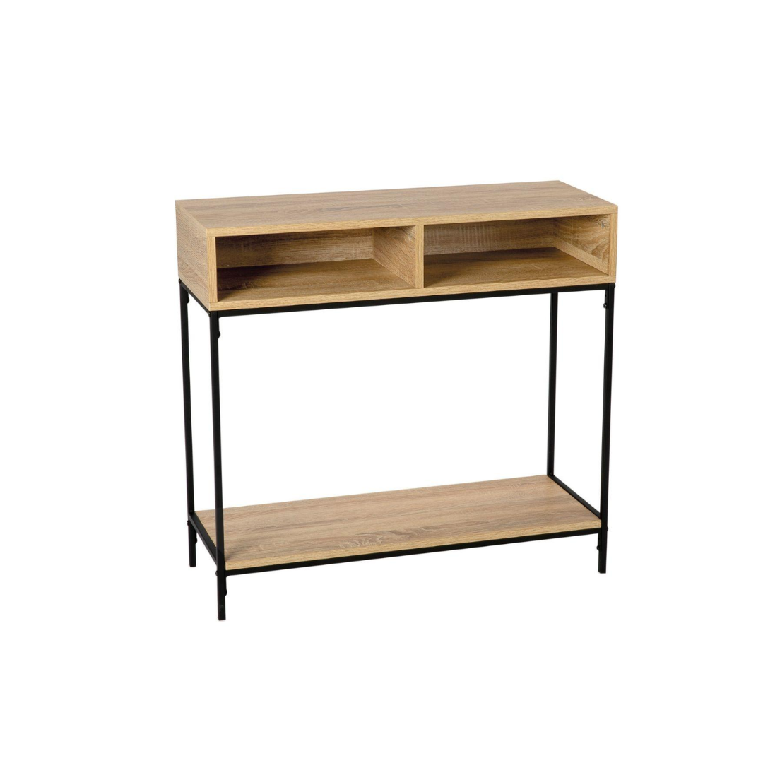 BUFFET AVEC 2 TIRROIR + ETAGRE BOIS SUPPORT METAL BUFFET AVEC 2 TIRROIR + ETAGRE BOIS SUPPORT METAL