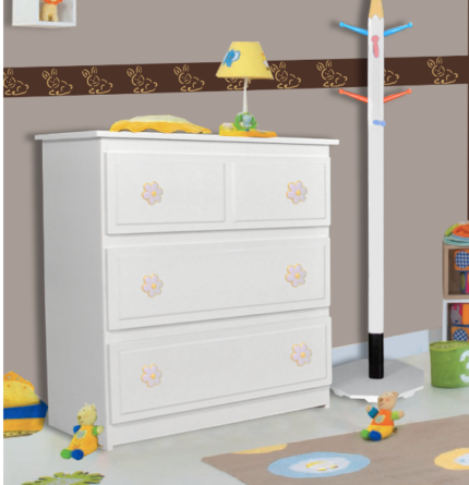 COMMODE BEBE BALANCOIR 3 TIROIRS
