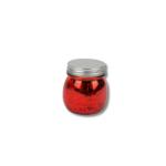 BOUGIE EN BOCALE LUMINEUSE 8 LED CŒUR