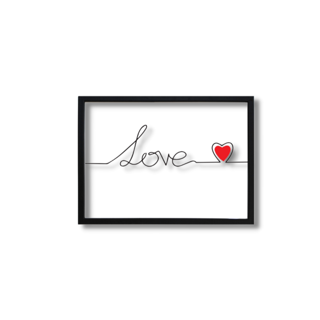 CADRE LOVE 18X24 CM CADRE LOVE 18X24 CM