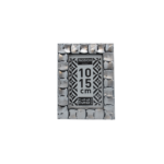 CADRE PHOTO DAMIER ARGENT 10X15 CM