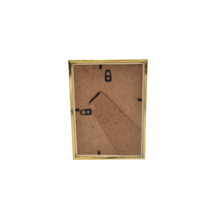 CADRE PHOTO DAMIER DORE 10X15 CM