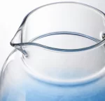 CARAFE EN VERRE 1.5L COUVERCLE BLEU