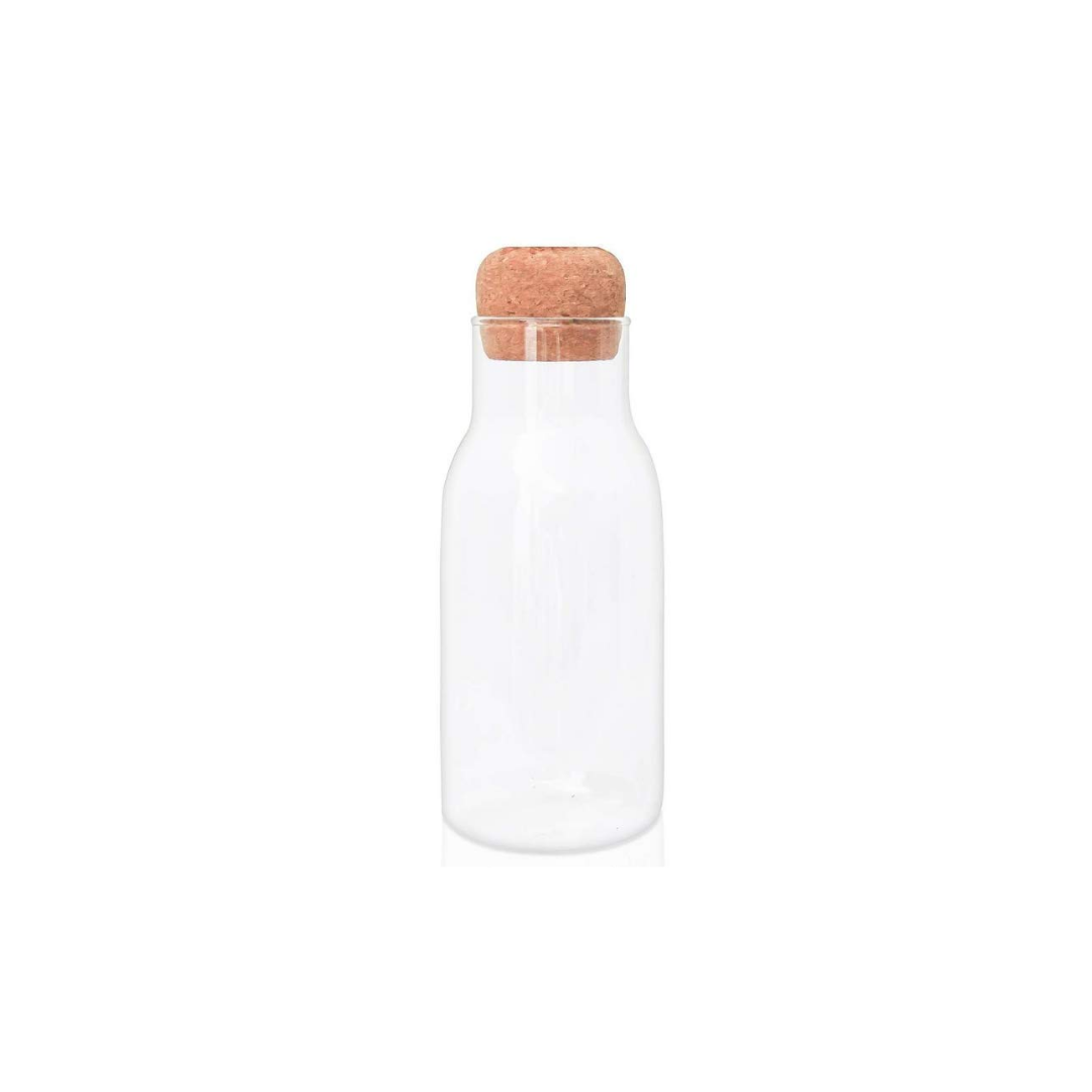 CARAFE EN VERRE AVEC COUVERCLE EN BAMBOU 600ML CARAFE EN VERRE AVEC COUVERCLE EN BAMBOU 600ML
