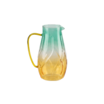 CARAFE EN VERRE TROPICAL 1.5L COUVERCLE DOREE