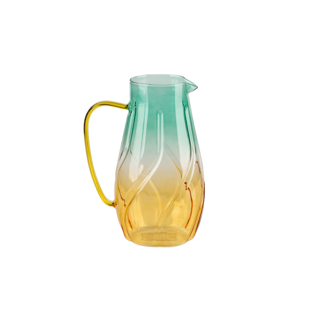 CARAFE EN VERRE TROPICAL 1.5L COUVERCLE DOREE CARAFE EN VERRE TROPICAL 1.5L COUVERCLE DOREE