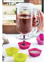 CARAFFE PANCAKE EN PLASTIQUE