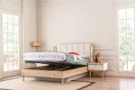 CELINE PACK LIT 160X200 AVEC RANGEMENT+2 CHEVETS