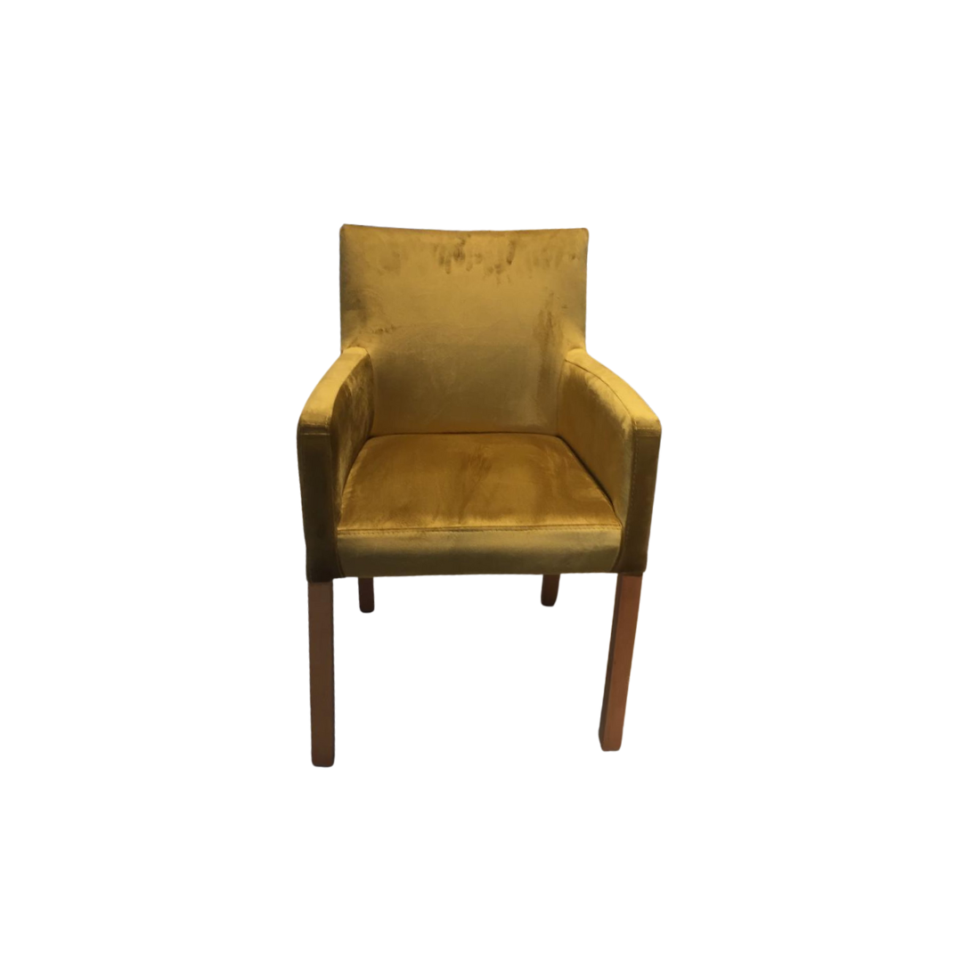 CHAISE NOVA UTKU AVEC ACCOUDOIR - Moutarde CHAISE NOVA UTKU AVEC ACCOUDOIR - Moutarde