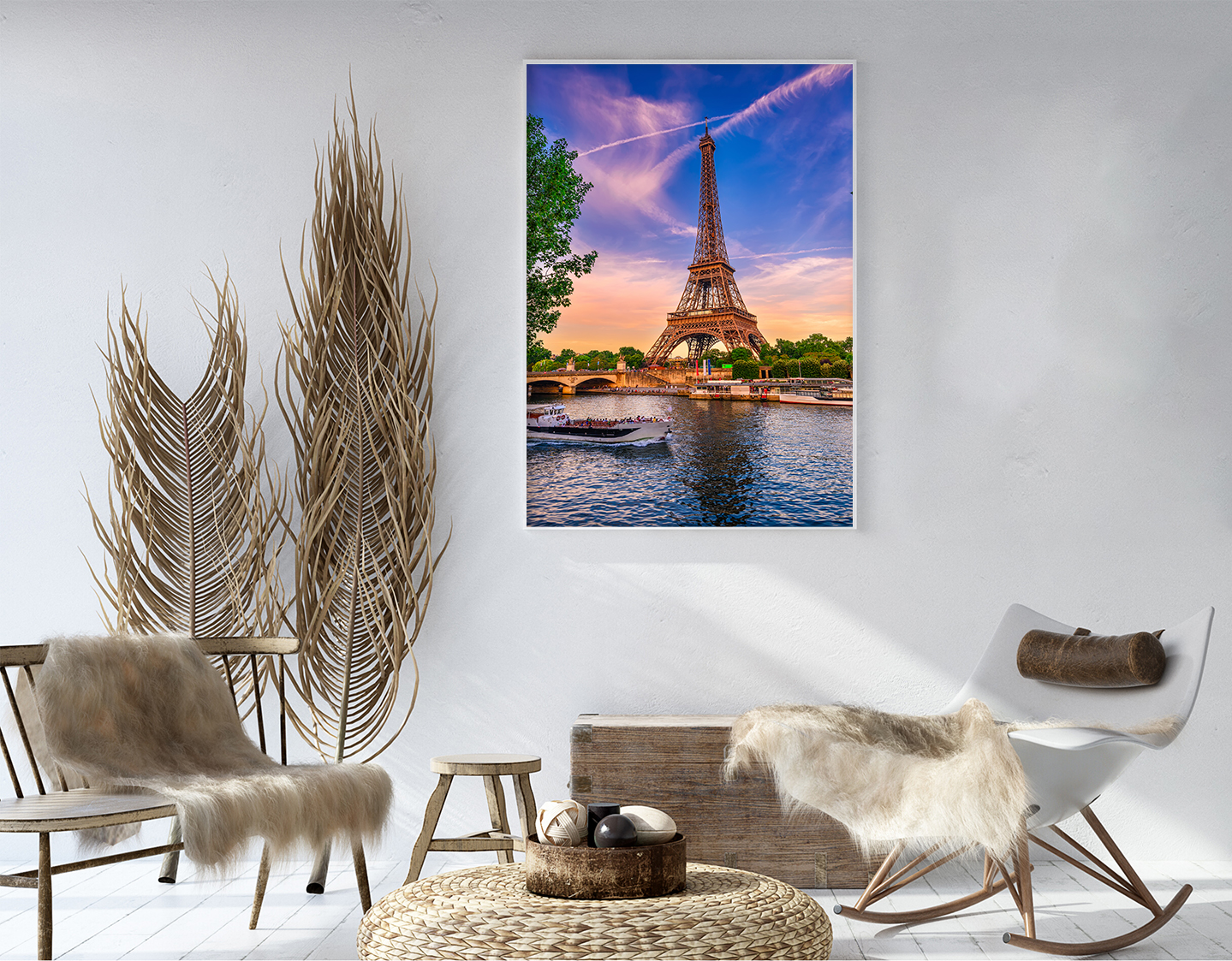 CHASSIS TOILE TOUR EIFFEL 100X70 CM