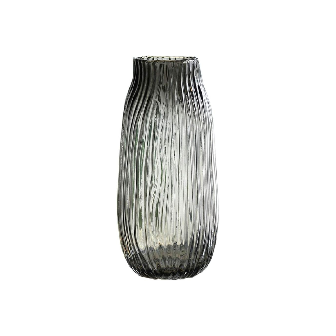CINZA VASE EN VERRE AMBRE 29.5x17CM CINZA VASE EN VERRE AMBRE 29.5x17CM
