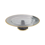 CIRC SERVITEUR GATEAU A PIED 33 CM GRIS