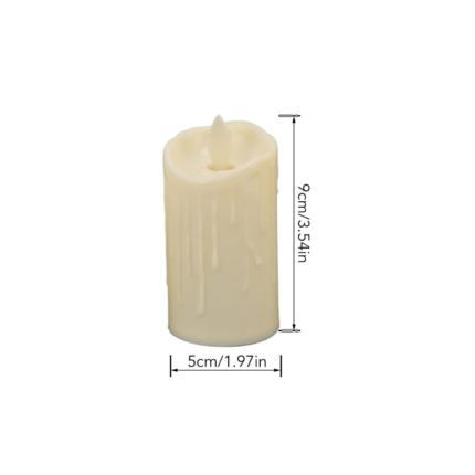 CIRE BOUGIE LED  5x9 CM