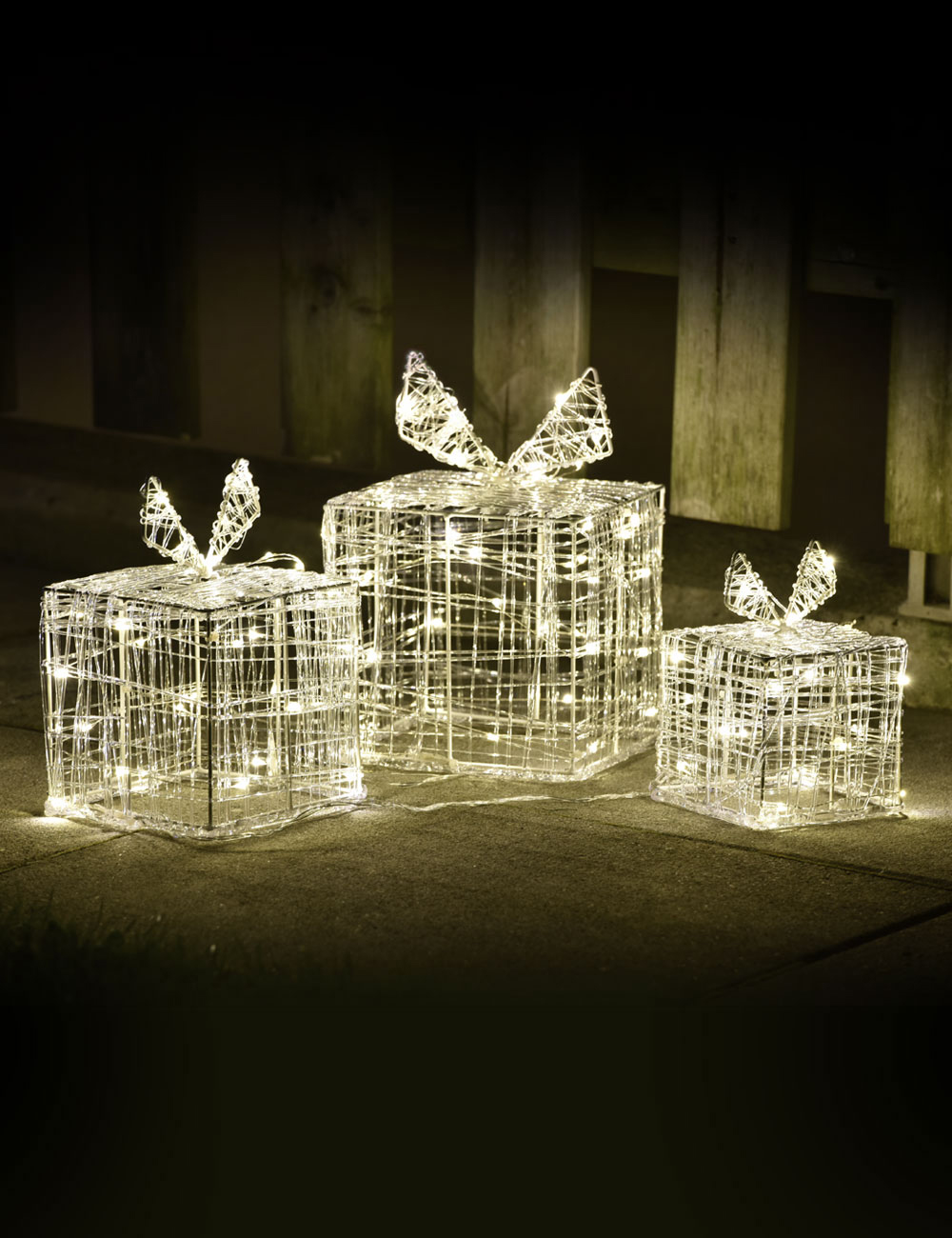 COFFRET CADEAU ACRYLIC MICRO LED BLANC