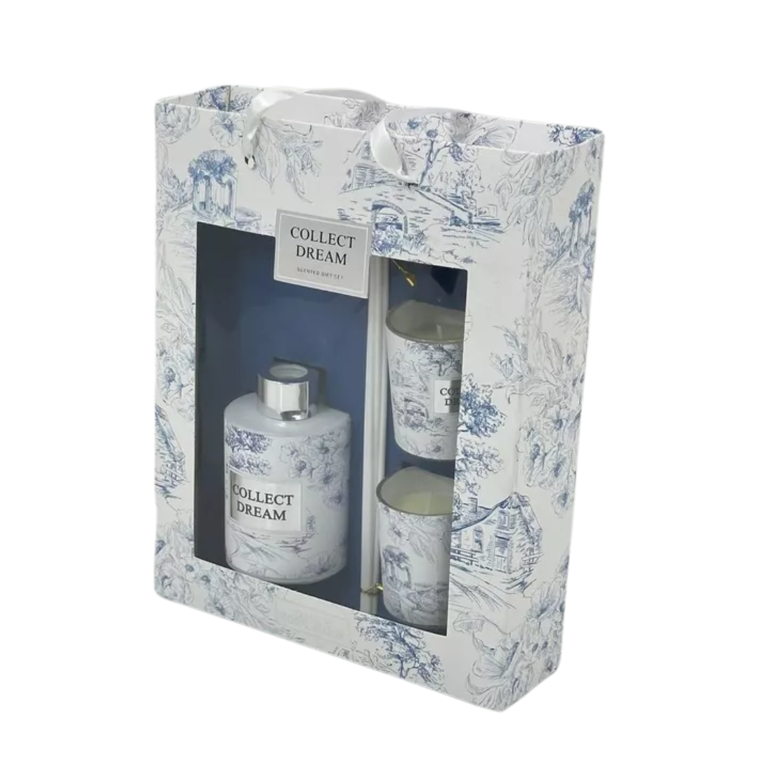 COFFRET COLLECT DREAM 2 BOUGIES PARDUMEES + DIFFUSEUR COFFRET COLLECT DREAM 2 BOUGIES PARDUMEES + DIFFUSEUR