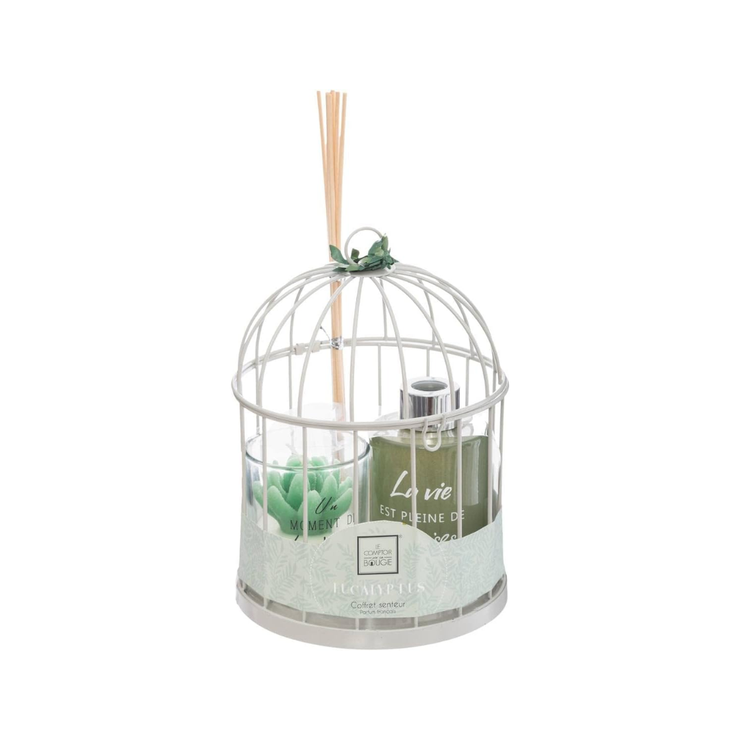 COFRRET LOVE HOME CAGE BOUGIE 730G + DIFFUSEUR COFRRET LOVE HOME CAGE BOUGIE 730G + DIFFUSEUR